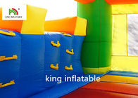 Casa de salto inflável do castelo de Rockey com o quintal de duas corrediças para a criança
