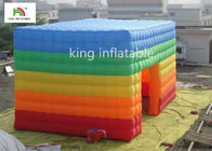 Barraca inflável 4m Oxford colorido do evento do arco-íris EN14960 para o anúncio publicitário