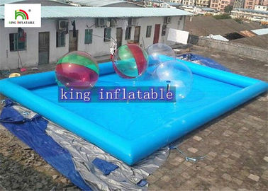 piscinas infláveis de encerado do PVC de 12 x de 8 x de 0.65mm unti-rompidas