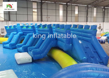 Piscina inflável dos desenhos animados gigantes com a costura bilateral do dobro da corrediça