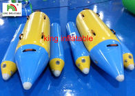 2 barcos de pesca com mosca infláveis dos jogos da água dos povos, barco de banana inflável do PVC