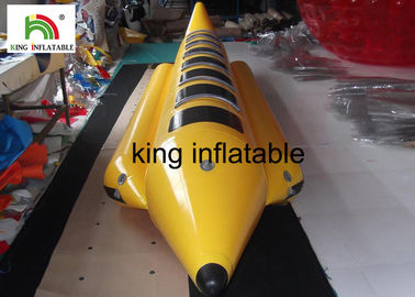 Barco de pesca com mosca inflável dos jogos emocionantes da água/barco de banana inflável para 10 pessoas