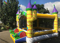 Castelo de salto inflável do campo de jogos exterior amarelo para crianças/castelo Bouncy interno