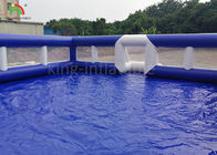 Campo de futebol inflável azul móvel 16 m da bola de futebol *8 m anti - rompido