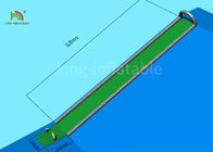 A única pista verde corrediça de água inflável longa de 15 m para adultos personalizou o tamanho