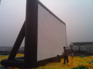 Tela de filme inflável exterior de encerado do PVC da tela de filme 0.55mm