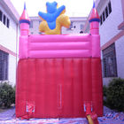 Personalize o castelo de salto inflável com o encerado inflável do PVC do leão-de-chácara das crianças da corrediça