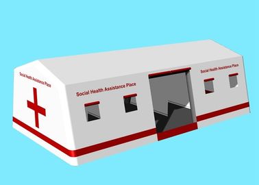 Barraca inflável do hospital de encerado 0.65Mm do PVC do isolado