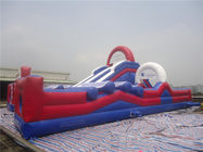 Parque de diversões inflável gigante comercial/obstáculo inflável combinado com corrediça