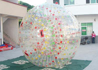 Bola inflável durável de Zorb/bola grama da bolha com os anéis-D coloridos para Grasslot