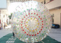 Bola inflável durável de Zorb/bola grama da bolha com os anéis-D coloridos para Grasslot