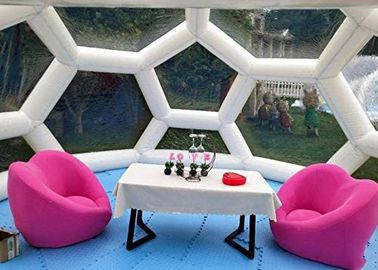 Barraca inflável de acampamento exterior da abóbada Geodesic de 3m