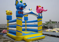 Tipo castelo inflável do elefante/castelo Bouncy de salto do castelo de encerado do PVC para crianças