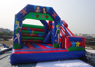 Fortifique o tipo princesa inflável Castelo Com Deslizamento/castelo de salto inflável para crianças