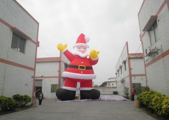 À prova de fogo   feriado de nylon Santa Claus inflável do Xmas 210D