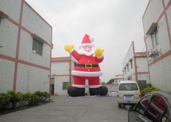 À prova de fogo   feriado de nylon Santa Claus inflável do Xmas 210D