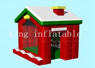Anúncio publicitário do Natal casa inflável 3.3x2.75x3.5m do leão-de-chácara do PVC de 0,55 milímetros