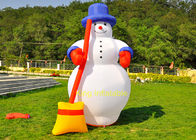 boneco de neve inflável do quintal dos produtos do Natal de 210D Oxford 3m