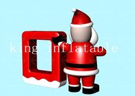 ar Santa Claus Model For Christmas Decoration inflável fundida de 2.9x3m