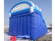 Corrediça de água inflável exterior durável personalizada do PVC encerado do PVC de 0,55 milímetros