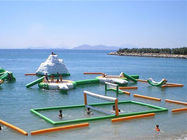 corte de voleibol inflável da praia do PVC de 0.9mm para parques infláveis da água