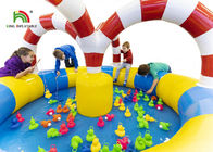 Crianças vermelhas Duck Pond For Amusement Park inflável do azul 3m