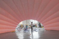 Partido 10m pela barraca inflável do evento do semicírculo de 5m com luz do diodo emissor de luz