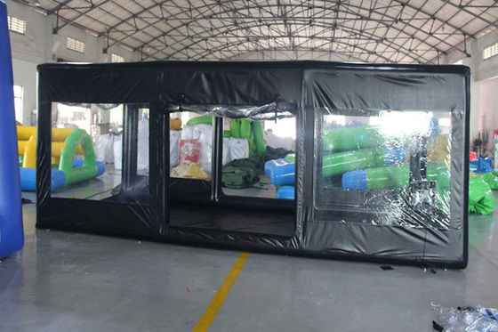 Barraca inflável clara hermética feita sob encomenda 6m da cápsula do carro do PVC por 4m