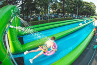 Corrediça inflável exterior longa personalizada da cidade do jogo dos esportes de água de 100m para adultos