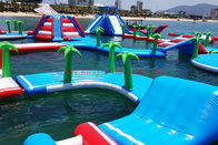 Adult Floating Play Aqua Fun Inflatable Water Parks Blow Up Water Obstacle Course