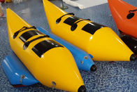 Barcos de pesca infláveis personalizados do PVC da resistência de fogo para o parque exterior da água