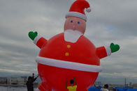 Balões infláveis gigantes feitos sob encomenda do hélio do Natal para para fora a propaganda da porta