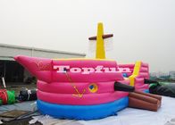 Salto de salto inflável do castelo/corsário da forma do barco ao redor para crianças
