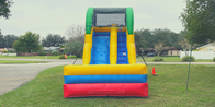 Recorrem as crianças de 0.55mm Plato Inflatable Water Slide For