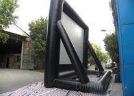 Encerado inflável exterior portátil do PVC da tela de projeção 0,55 para a propaganda do quadro de avisos