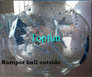 Bola abundante do amortecedor do PVC Zorb da bola 1.00mm do corpo inflável dos esportes exteriores