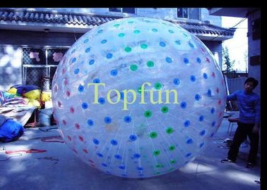 Colora a bola inflável de Zorb do anel-D, bola de Zorb da bolha do divertimento do parque
