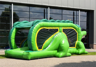 Castelo de salto inflável do curso de obstáculo do crocodilo das crianças