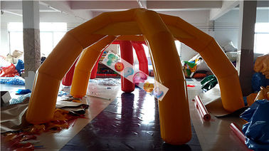 Dos pés herméticos do tubo do quadro do PVC barraca inflável do evento para o abrigo da praia/carro
