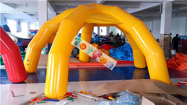 Dos pés herméticos do tubo do quadro do PVC barraca inflável do evento para o abrigo da praia/carro