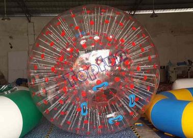 Bola vermelha de Zorb do corpo do ponto do PVC de Plato com os punhos do cofre forte para o partido pessoal