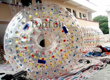 Bola inflável gigante de Zorb do lazer feito sob encomenda PVC/TPU de 1.0mm/de 0.8mm