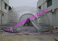 Os eventos personalizam o PVC inflável da barraca da bolha de 8M transparente para exterior