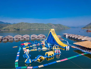 Jogos do parque da água do mar de Infaltable do entretenimento que flutuam o curso de obstáculo