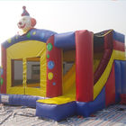 Casa e corrediça de salto infláveis de Boucy do castelo do palhaço surpreendente para o entretenimento