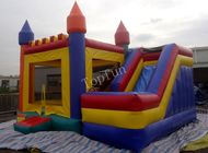 Castelo de salto inflável engraçado, corrediças comerciais feitas sob encomenda do campo de jogos