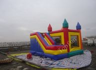 Castelo de salto inflável engraçado, corrediças comerciais feitas sob encomenda do campo de jogos