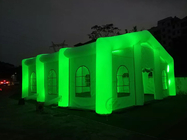 Grande barraca inflável do diodo emissor de luz para barracas de acampamento feitas sob encomenda do evento do casamento