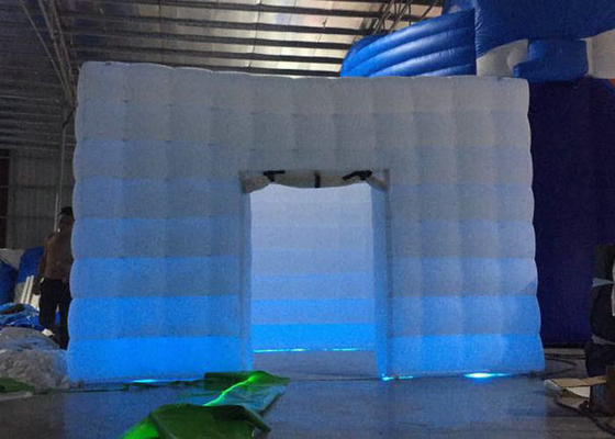 Barraca inflável fantástica do evento, cabine inflável conduzida interna da foto