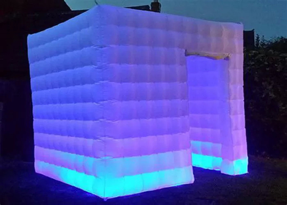 Barraca inflável fantástica do evento, cabine inflável conduzida interna da foto